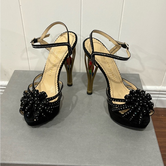 Charlotte Olympia Birds of Paradise Cage Heels - Picture 8 of 11